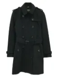 Burberry Pre-Owned 2000s double-breasted coat - Black