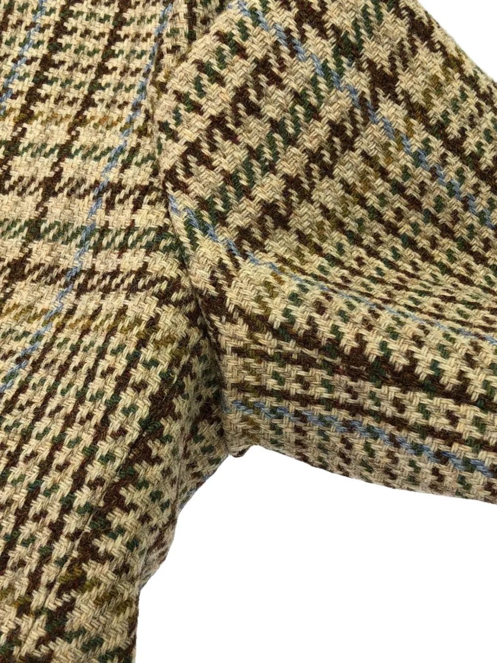 Pre-owned Miu Miu 2010 Wool Plaid Coat In Brown