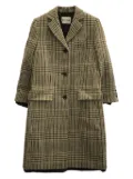 Miu Miu Pre-Owned 2010 wool plaid coat - Brown