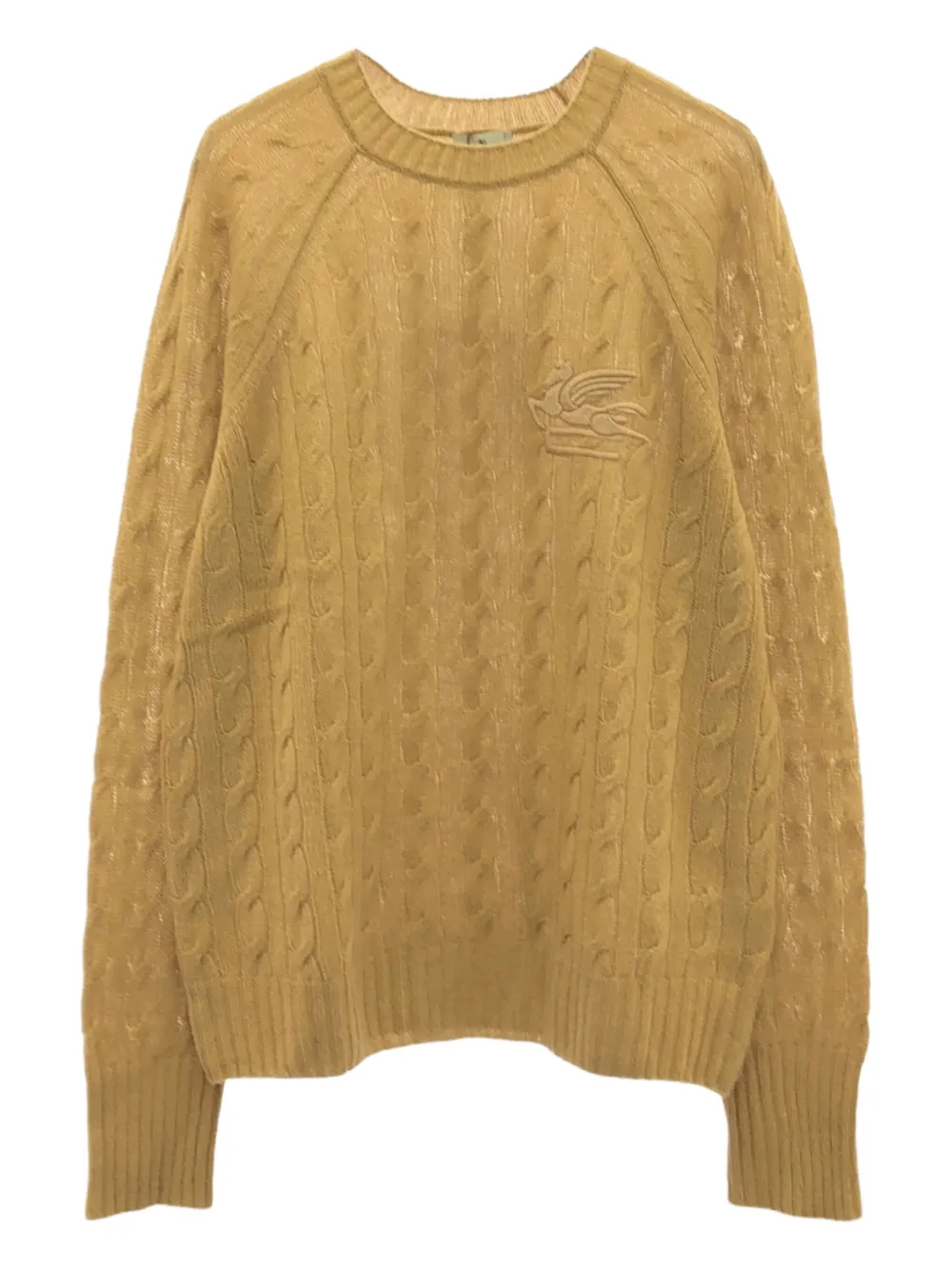 Etro Pre-Owned 2022 cable-knit sweater | Yellow | Image 1