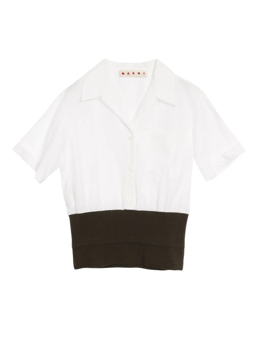 2010s colour-block blouse