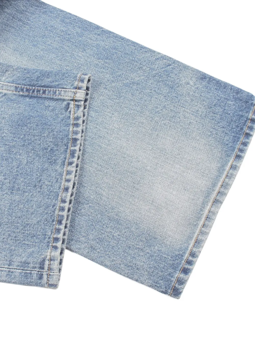 Pre-owned Saint Laurent 2020s Stonewashed Jeans In Blue