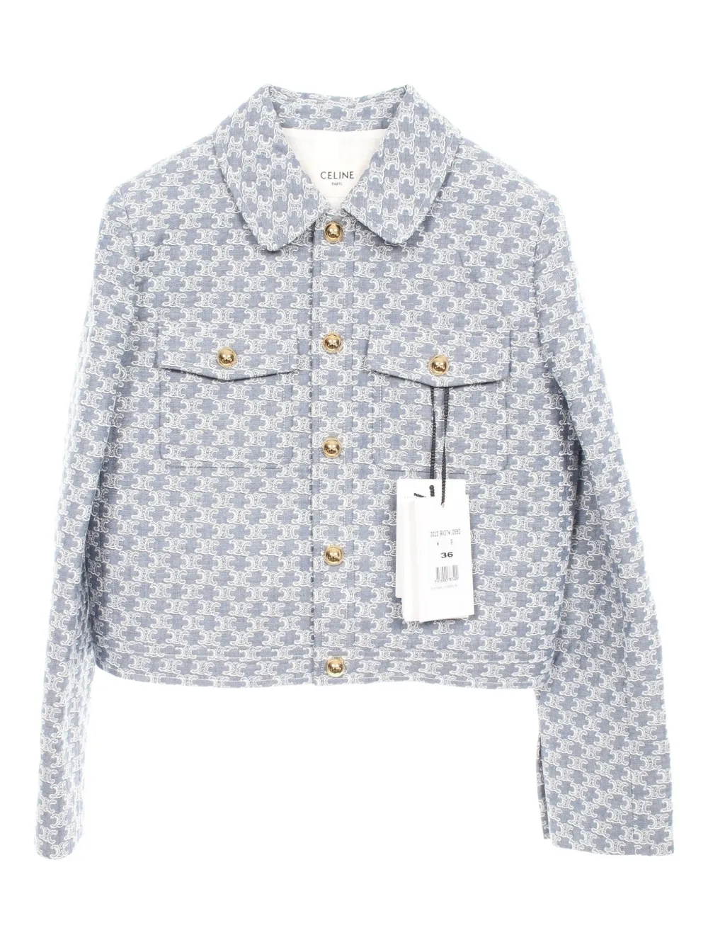 2020 Triomphe-pattern jacket