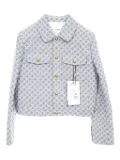 Céline Pre-Owned 2020 Triomphe-pattern jacket - Blue