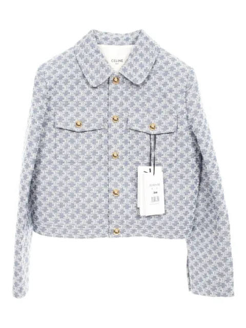 Céline Pre-Owned 2020 Triomphe-pattern jacket