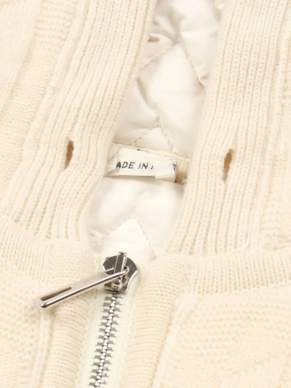 Pre-owned Hermes Monogram Quilted Jacket In Neutral