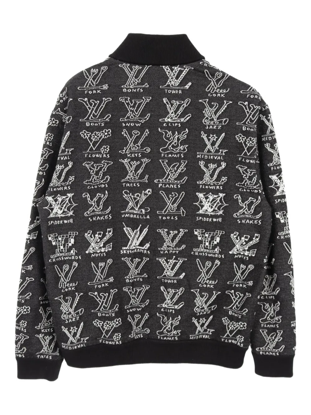 Louis Vuitton Pre-Owned 2010s Cartoon Jacquard Jacket | Image 2