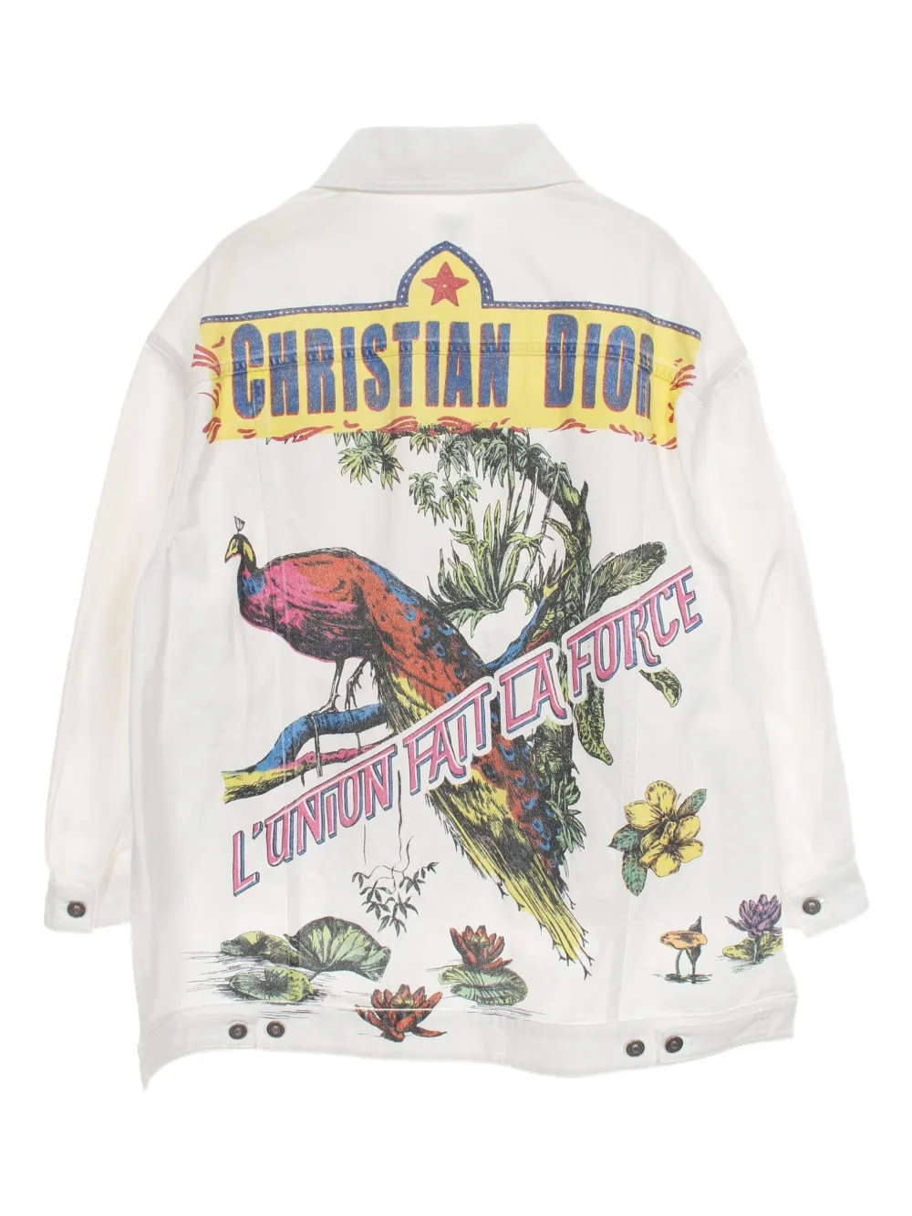 Christian Dior Pre-Owned chamarra con abeja bordada 2000 | Image 2