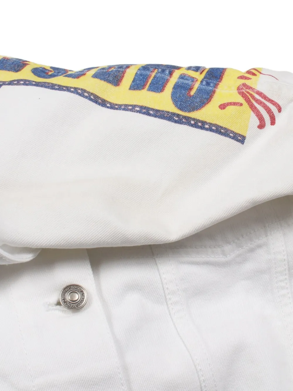 Pre-owned Dior 2000 Bee-embroidered Jacket In White