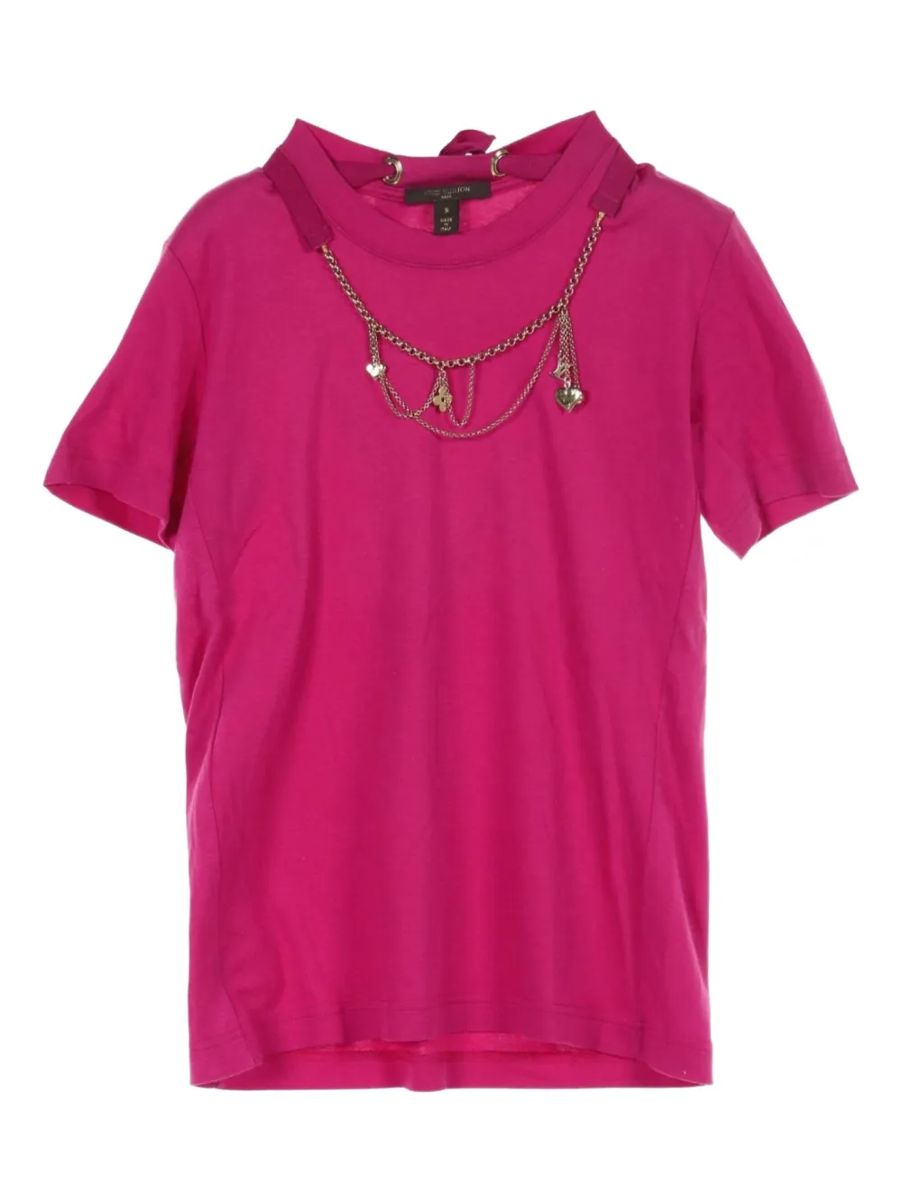 2010s chain-embellished t-shirt