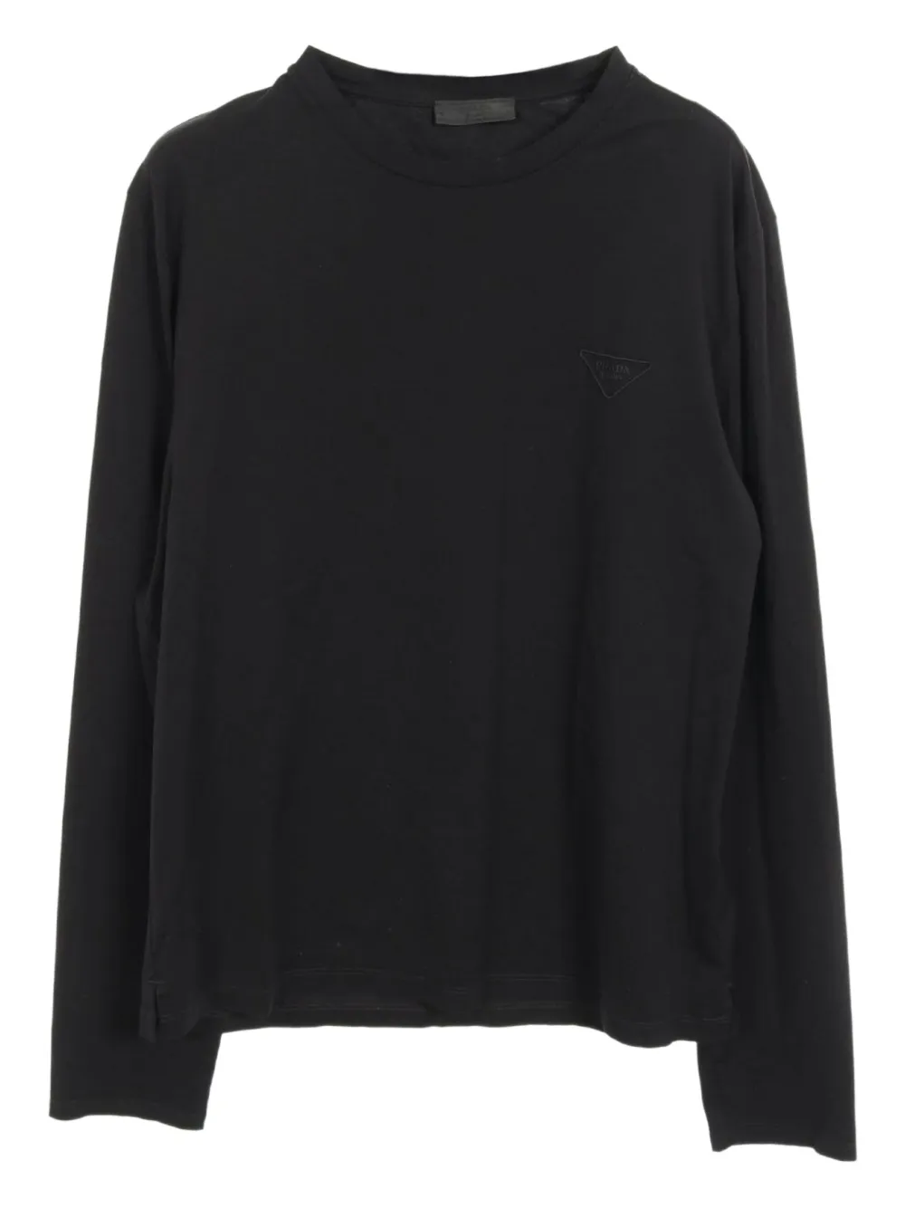 2010s triangle-logo long-sleeve T-shirt