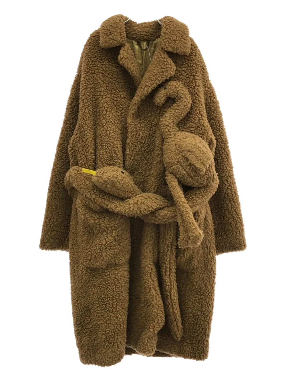 Louis Vuitton Pre-Owned 2010s fleece coat - Marrone