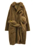 Louis Vuitton Pre-Owned 2010s fleece coat - Brown