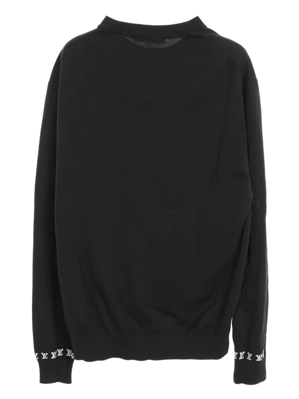 Louis Vuitton Pre-Owned 2010 logo-intarsia jumper | Image 2