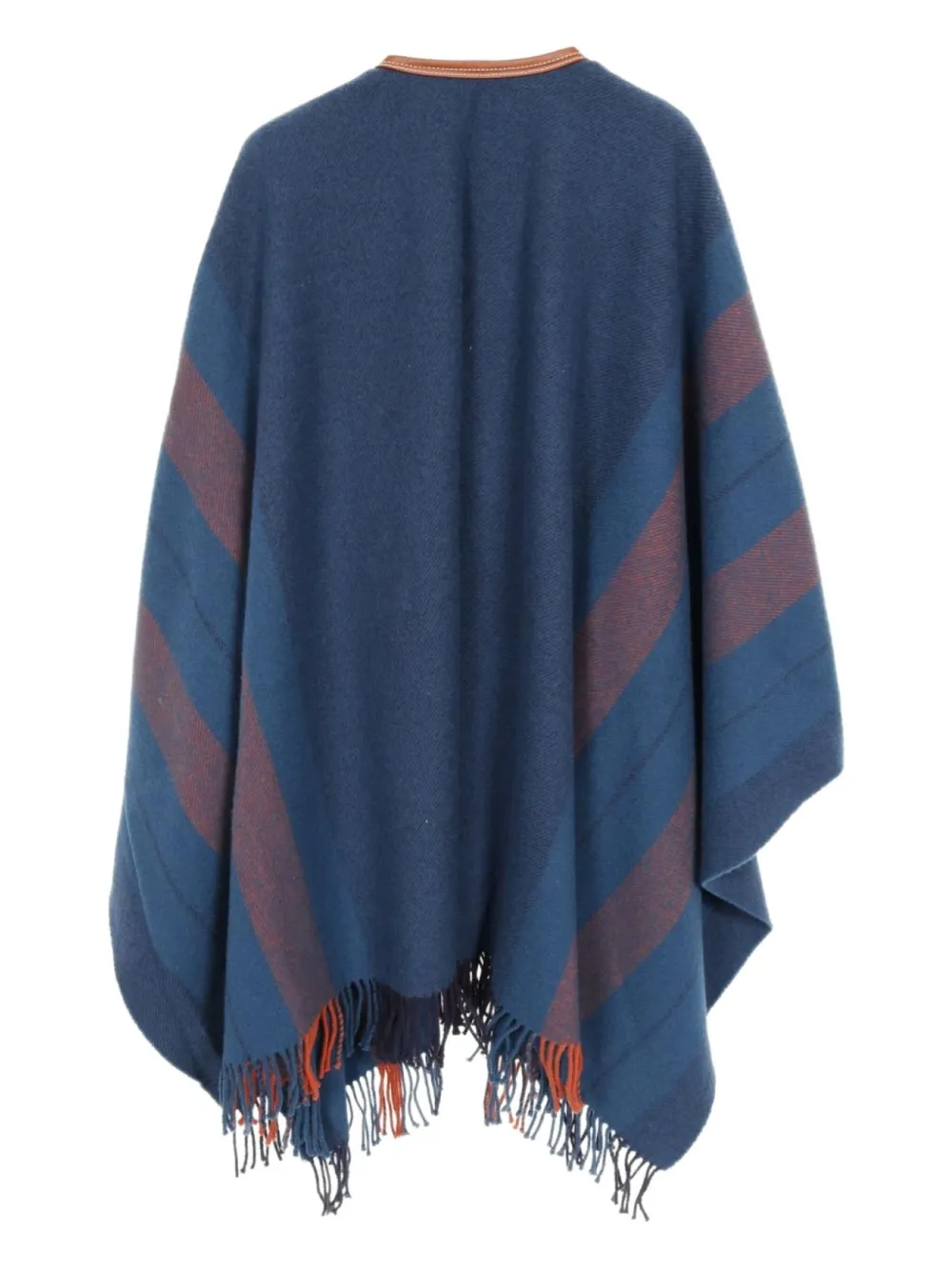 Pre-owned Hermes 2010 Rocabar Poncho In Blue