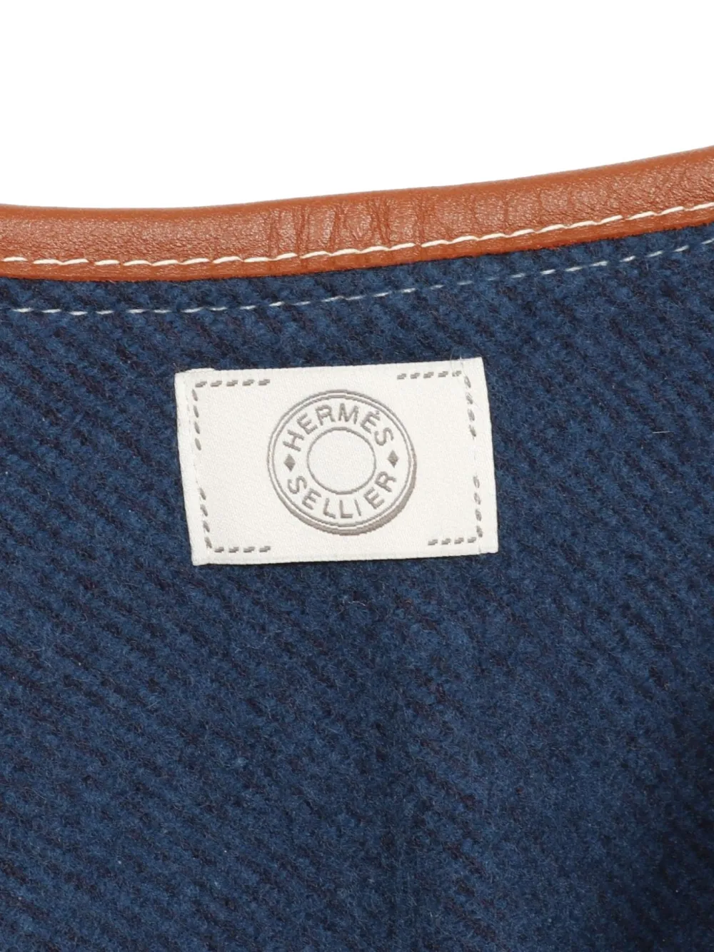 Pre-owned Hermes 2010 Rocabar Poncho In Blue