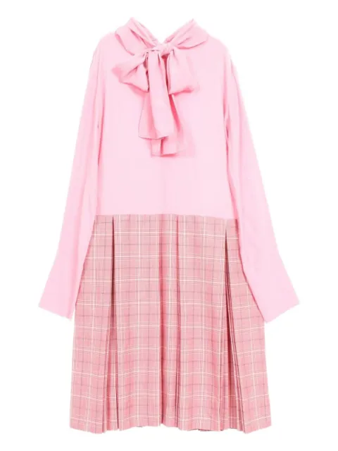 Marni Pre-Owned 2010s bow-detail pleated dress
