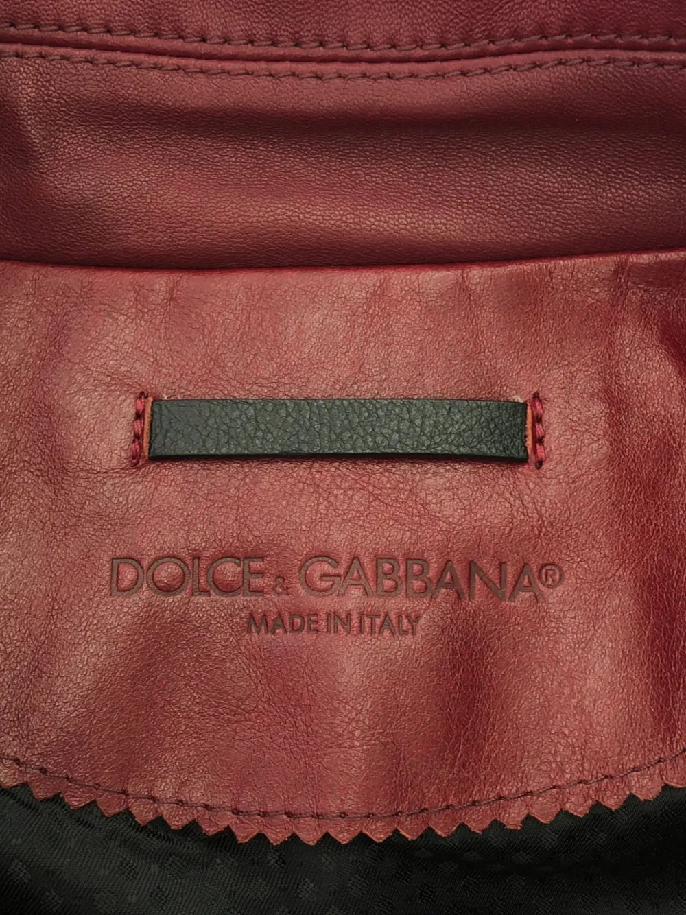 Pre-owned Dolce & Gabbana 2000s Multiple-pockets Lambskin Jacket In Red