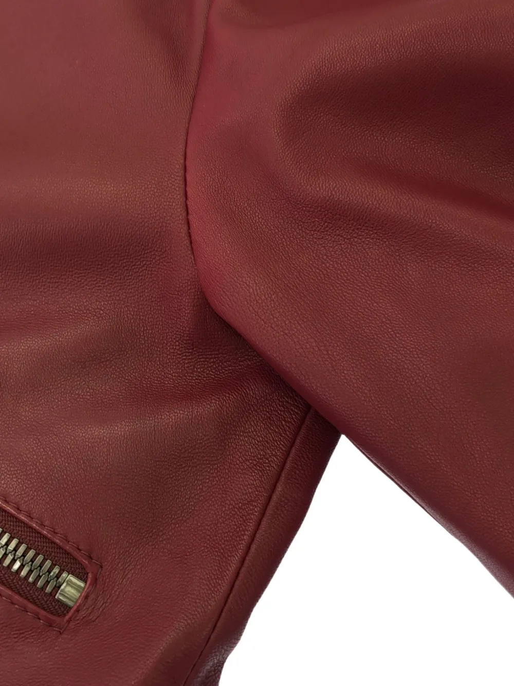 Pre-owned Dolce & Gabbana 2000s Multiple-pockets Lambskin Jacket In Red