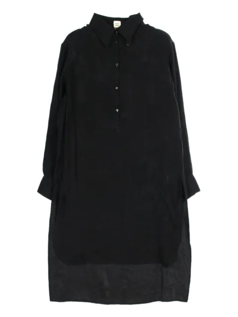 Hermès Pre-Owned 2000s silk shirt dress