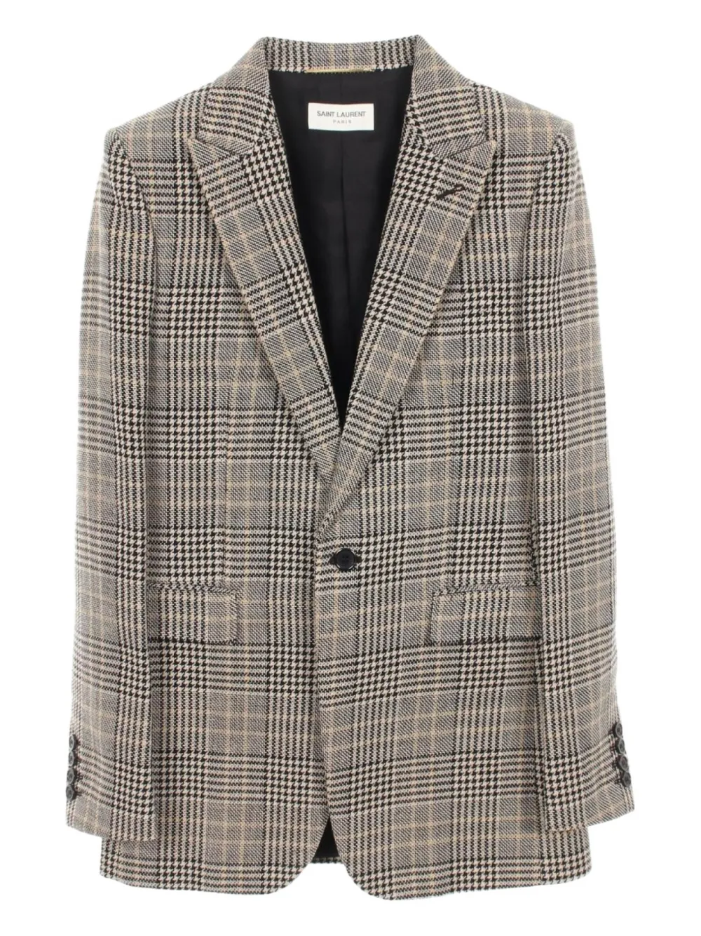2010s checked wool jacket