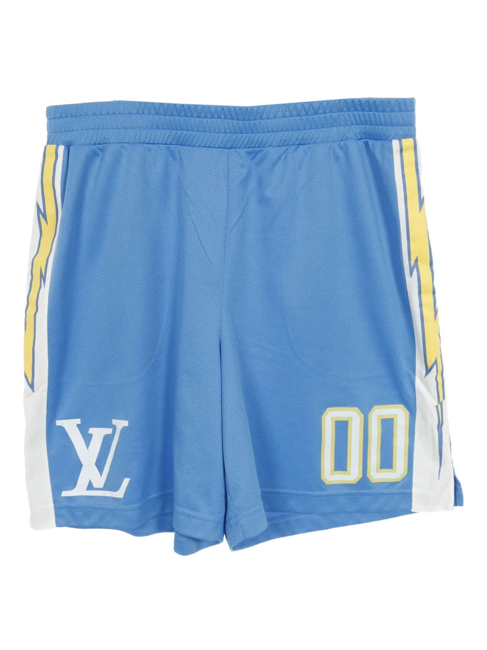 Louis Vuitton Pre-Owned 2010s Sports Games shorts - ブルー Louis Vuitton Pre-Owned 2010s Sports Games shorts - ブルー