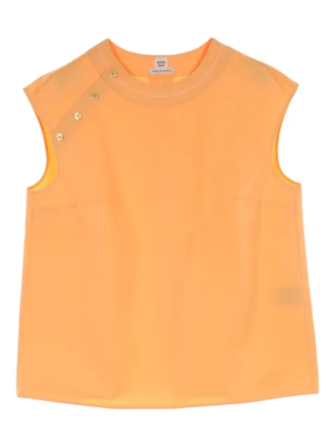 Hermès Pre-Owned 10s Cotton Sleeveless Button Top