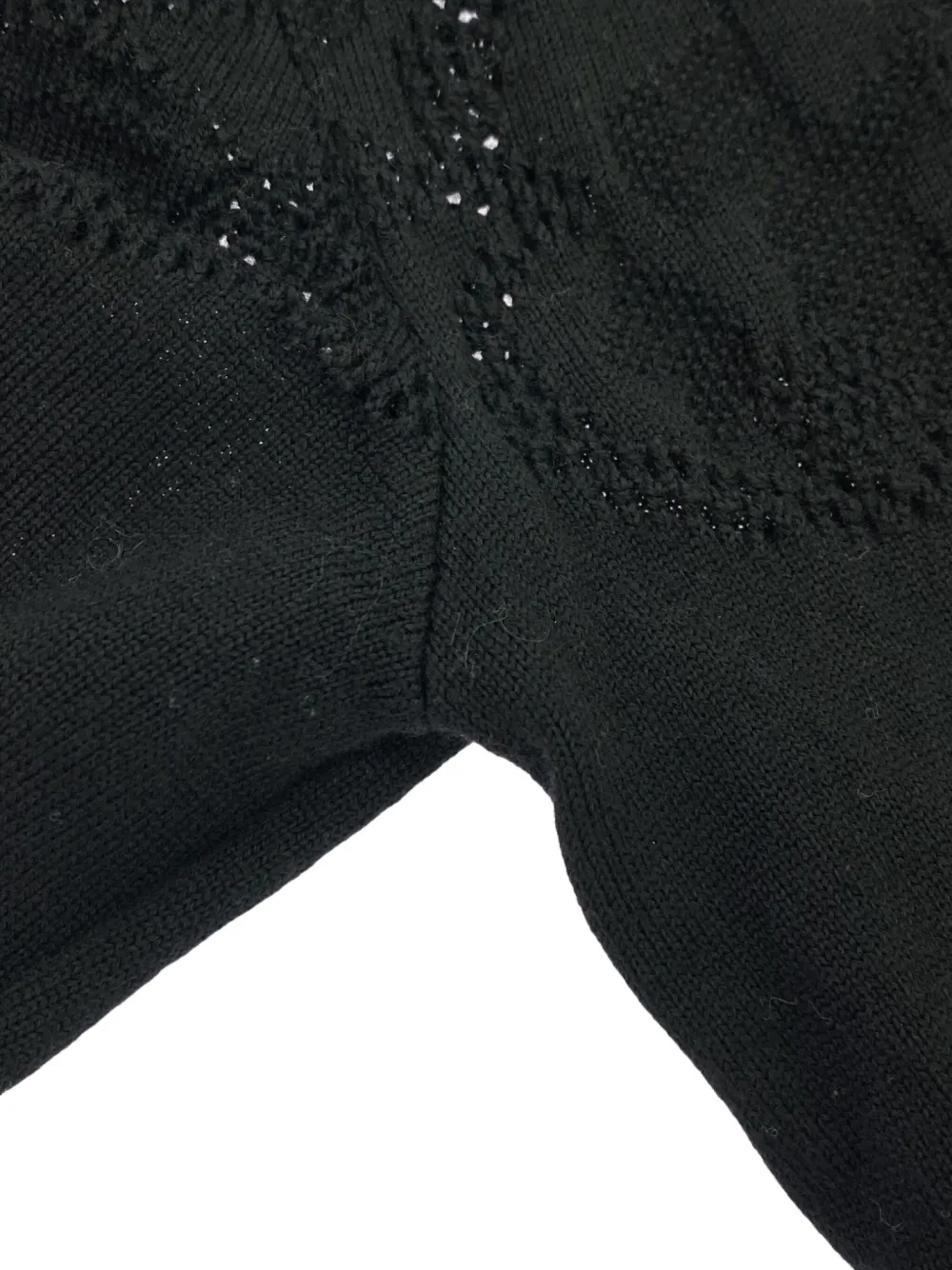 Pre-owned Miu Miu 2000s Embroidered Cardigan In Black