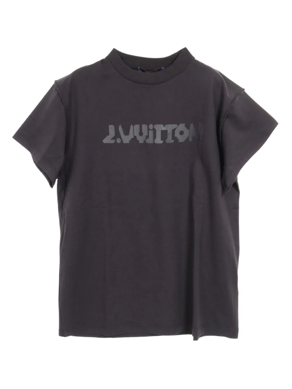 Pre-owned Louis Vuitton 2010s Thermo Reactive Graphic T-shirt In Black