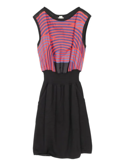 Hermès Pre-Owned 2010s striped cashmere knitted dress