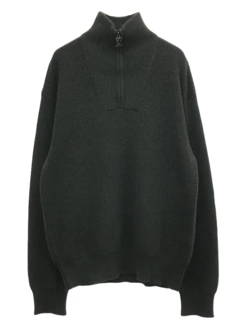 Louis Vuitton Pre-Owned 2010s wool half-zip sweater