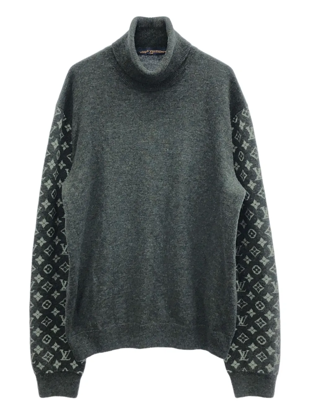 Louis Vuitton Pre-Owned 2010s turtleneck wool sweater | Grey | Image 1