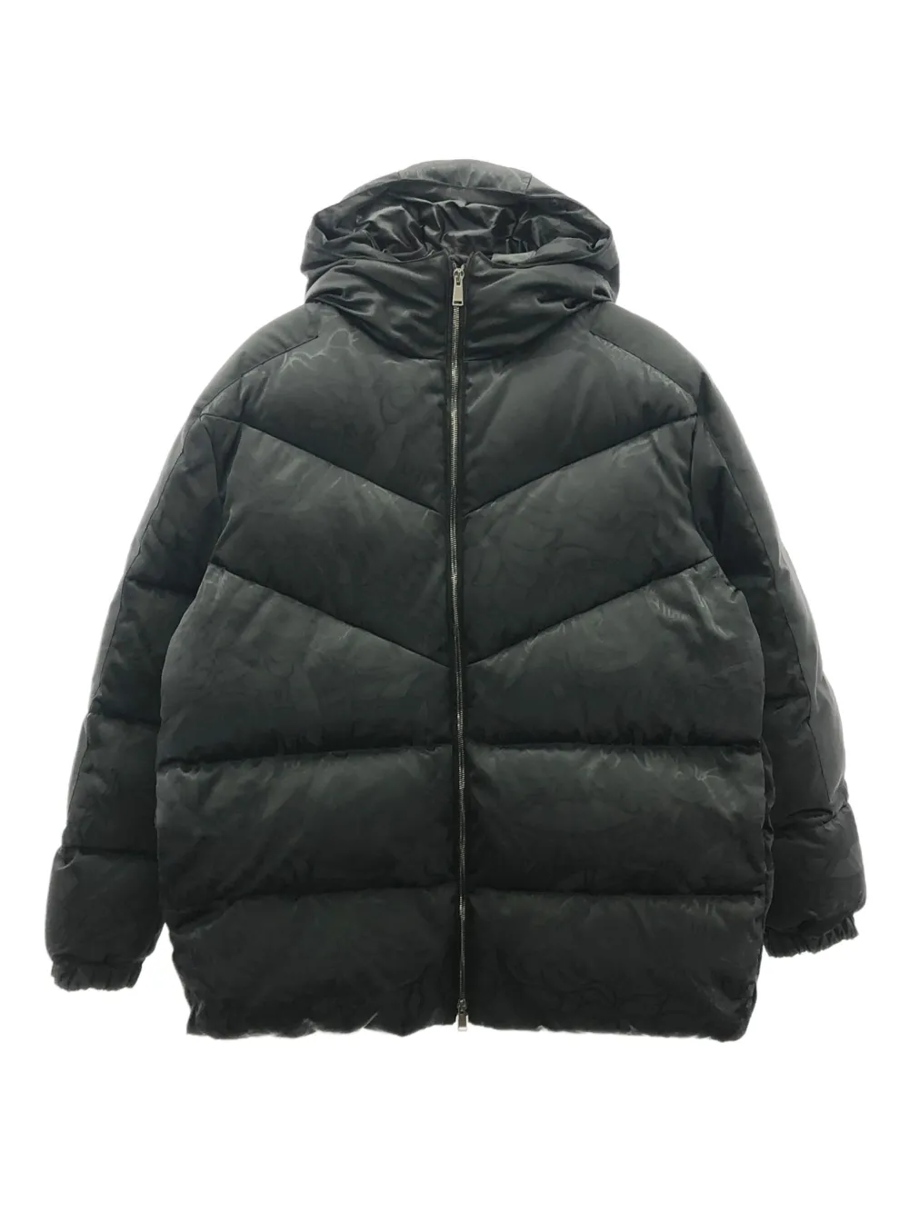 2010s Baroque-print down jacket