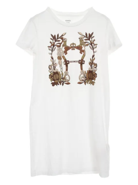 Hermès Pre-Owned 2010s Della Cavalleria T-shirt dress