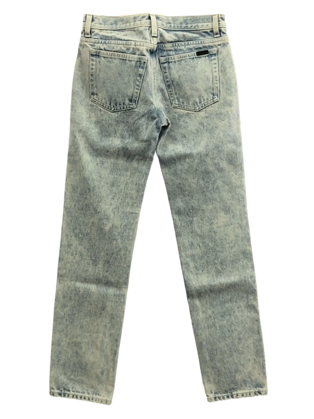 Saint Laurent Pre-Owned 2010s jeans met acid wassing - Blauw