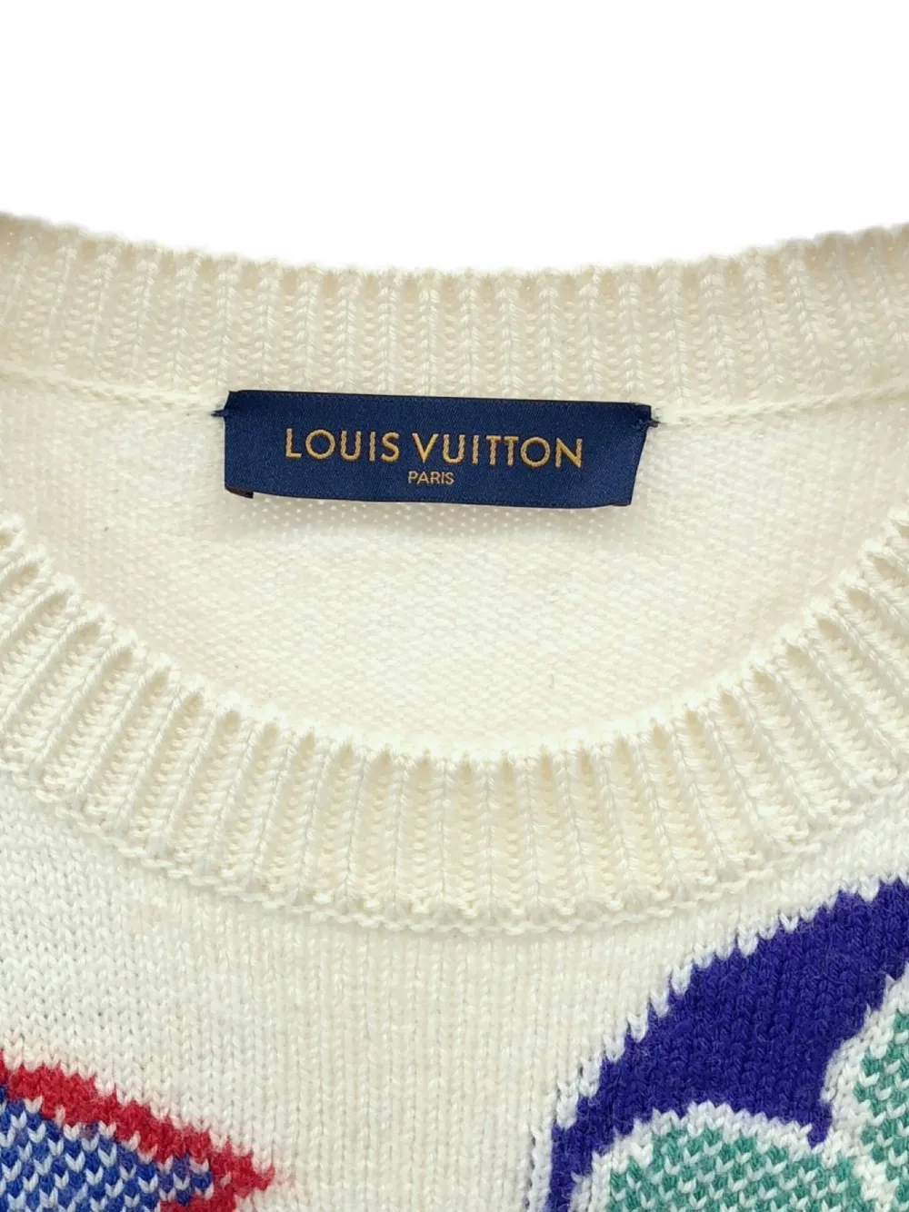Pre-owned Louis Vuitton 2010s Wool Sweater In White