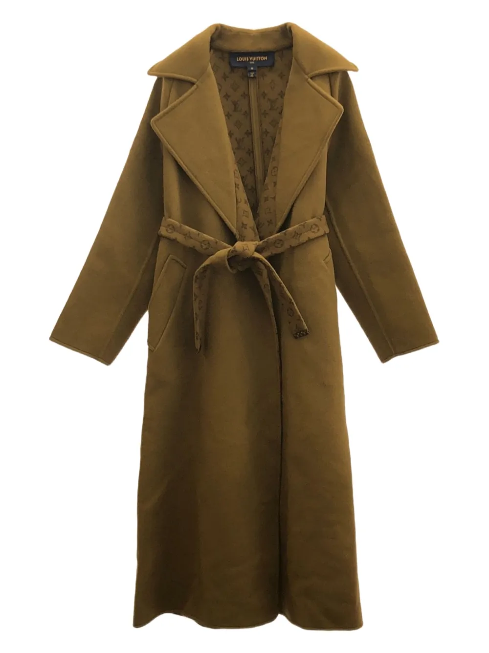 Louis Vuitton Pre-Owned 2010s Monogram-lining coat | Brown | Image 1