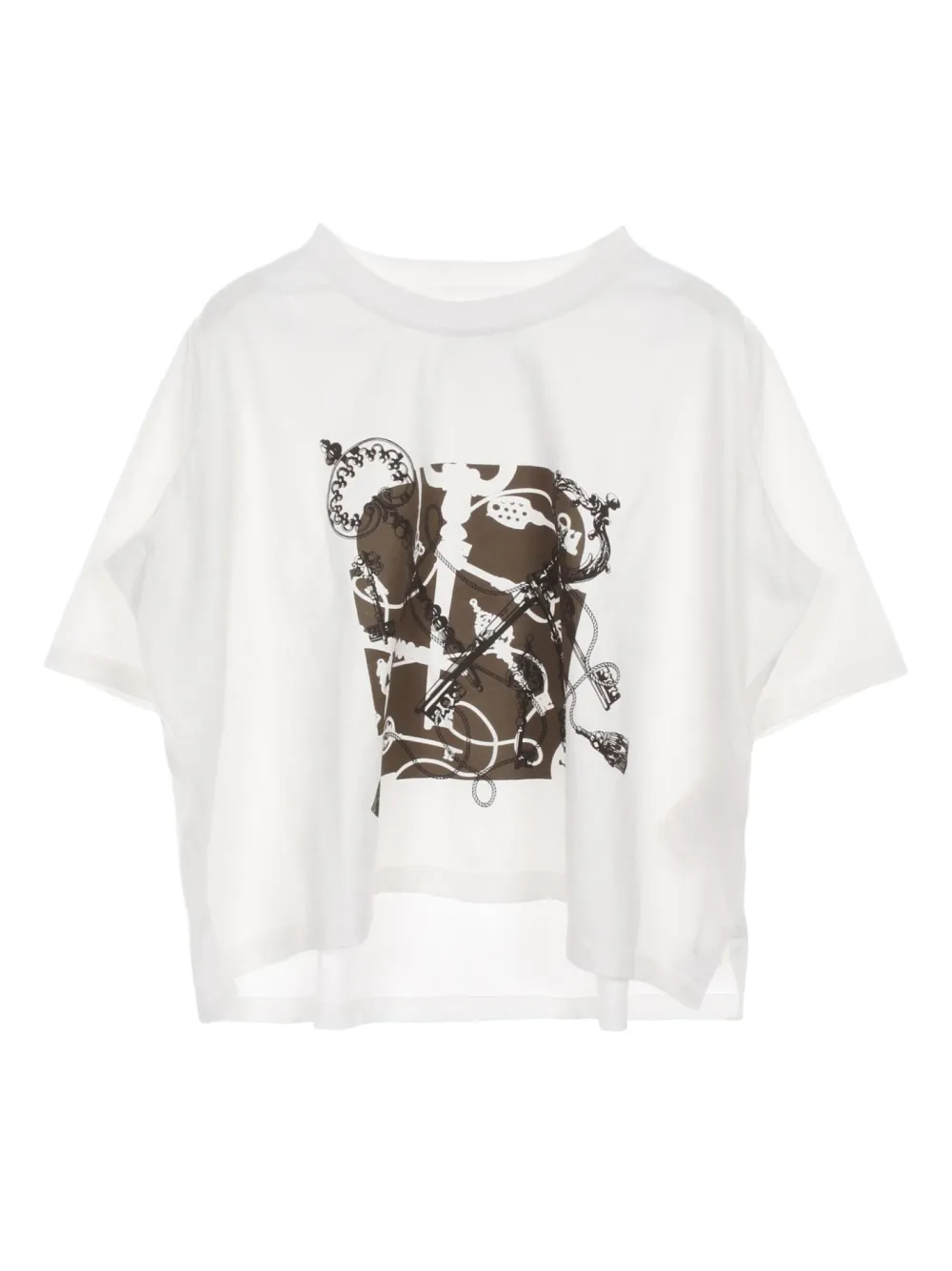 2020s graphic-print cotton T-shirt