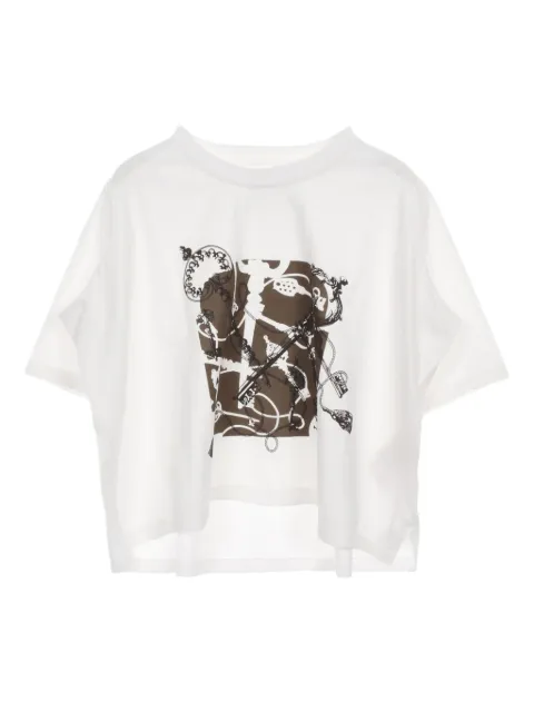Hermès Pre-Owned t-shirt à imprimé graphique (années 2020)