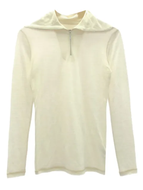 Jil Sander Pre-Owned playera tipo polo con cierre 2022