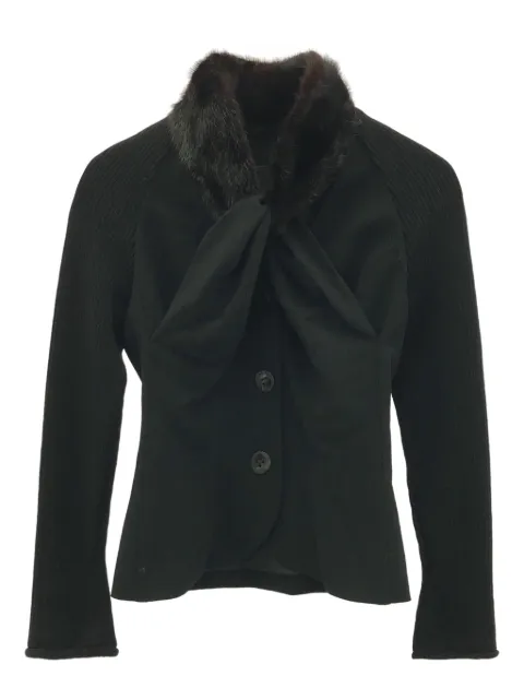 Christian Dior Pre-Owned chamarra de lana 2000