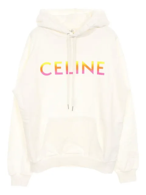 Celine Pre-Owned 2020s logo-print hoodie