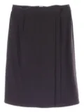 Hermès Pre-Owned 2010s wrap silk skirt - Blue