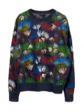 CHANEL Pre-Owned 2000s floral-patterned sweater - Black
