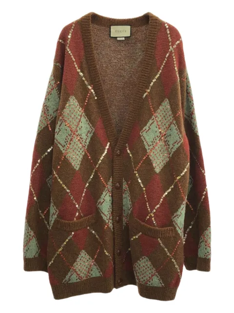 Gucci Pre-Owned 2010s sequin-embellished wool cardigan