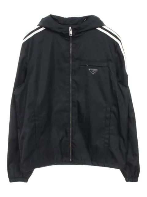 Prada Pre-Owned x Adidas 2010s 3-Stripes hooded jacket