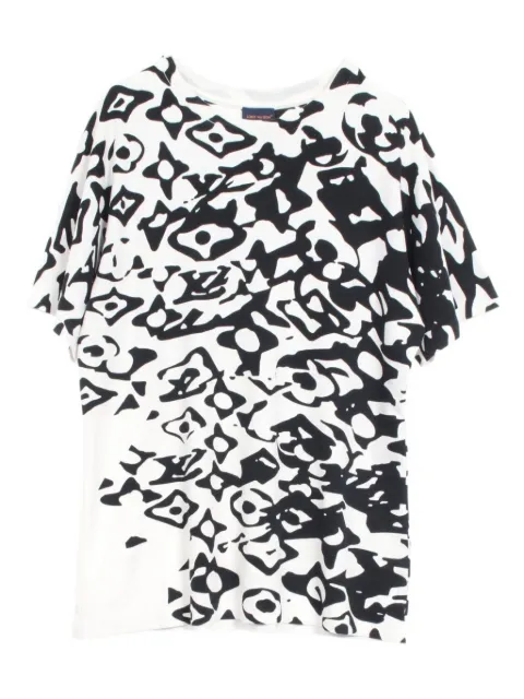 Louis Vuitton Pre-Owned playera con estampado abstracto 2010