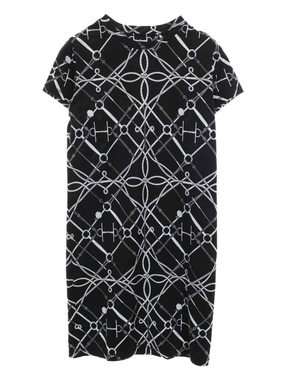 2010s bridle-pattern dress