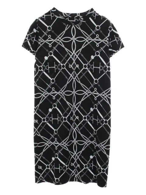 Hermès Pre-Owned 2010s bridle-pattern dress