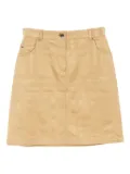 Hermès Pre-Owned 2010s buttoned cotton skirt - Neutrals